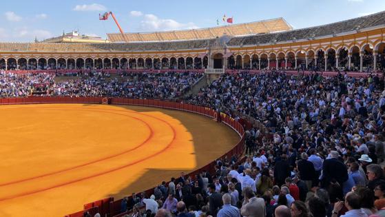 Estado de la plaza de toros de la Real Maestranza de Sevilla